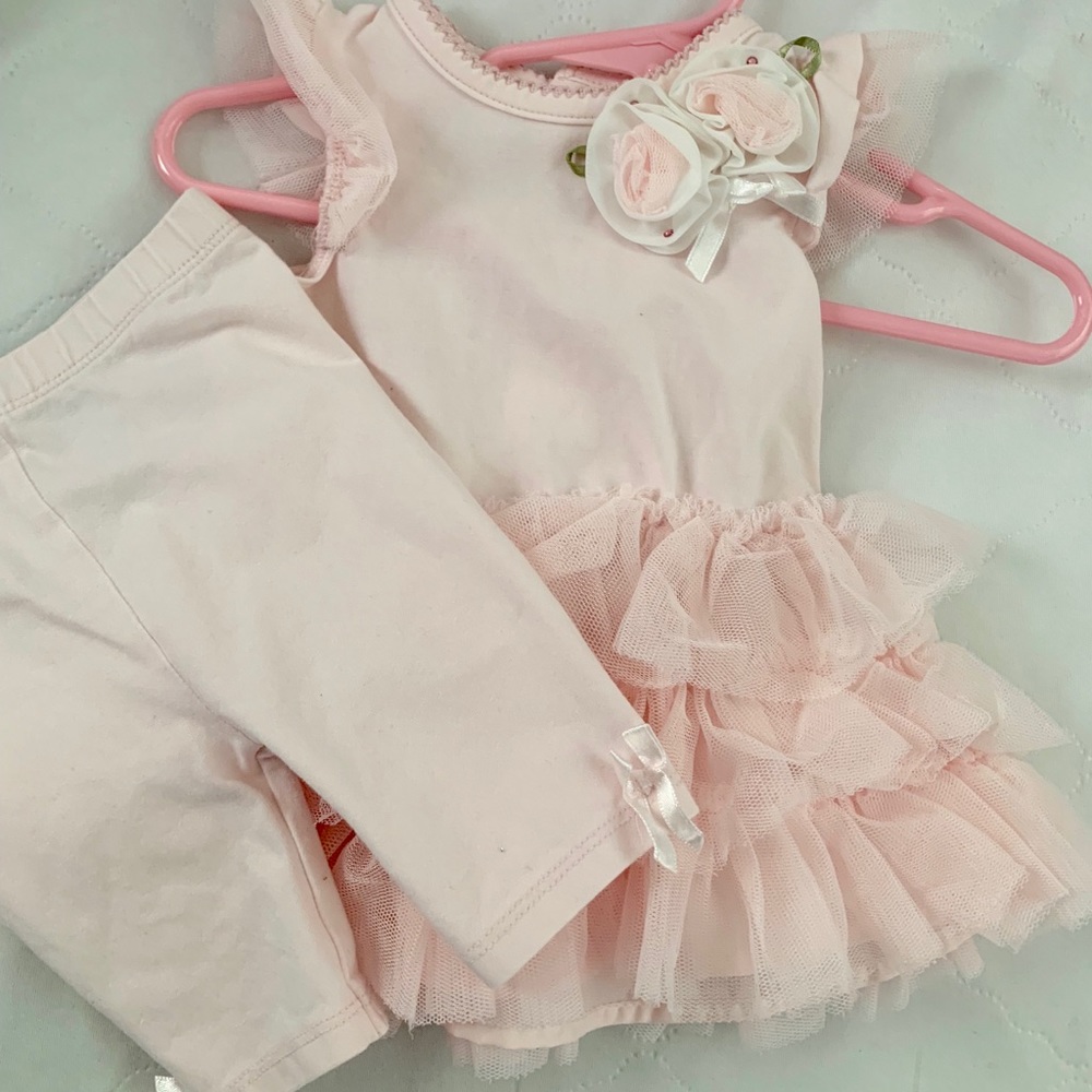 Koala baby boutique ruffle tutu shirt & pants set
